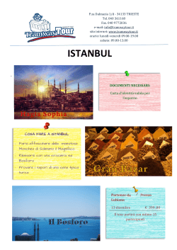 ISTANBUL - Tramway Tour