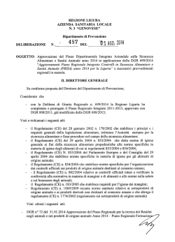 deliberazione n . regione ligura azienda sanitaria locale n. 3