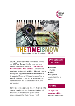 The time is now - Creative art contest 2014