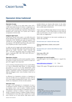 Spot PDF - Credit Suisse
