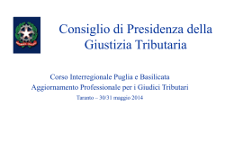 Gli accertamenti standardizzati
