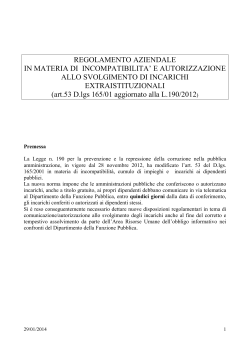 Nuovo regolamento art.53 _2_ - Azienda Sanitaria Locale della