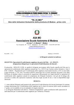 ASA MO Associazione Scuole Autonome di Modena