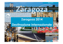 Zaragoza 2014 Destinazione Internazionale