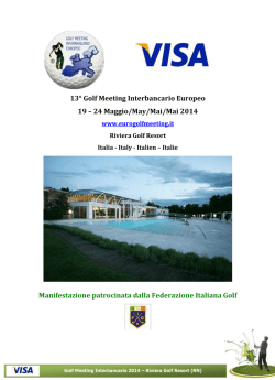 Download brochure - EuroGolf Meeting