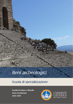 Scarica la brochure - Università Cattolica del Sacro Cuore