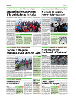 Gazzetta di Parma, 9 aprile 2014