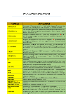 ENCICLOPEDIA DEL BRIDGE - ASD Circolo Cittadino