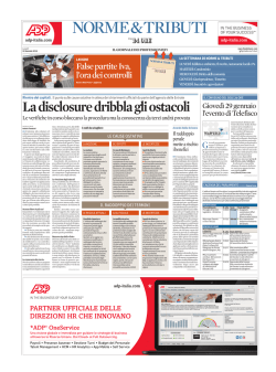 I nodi da sciogliere