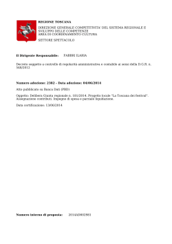 Decreto n. 2382/2014