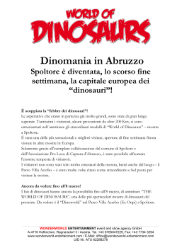 Dinomania in Abruzzo - La Piazza di Scanno