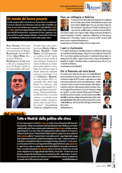 Un mondo del lavoro precario
