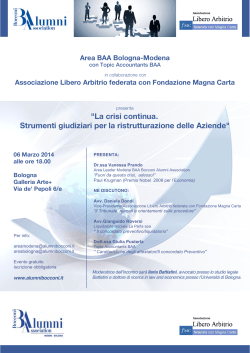 Invito 06 marzo 2014 BAA-BolognaModena