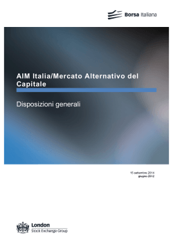 AIM Italia/Mercato Alternativo del Capitale
