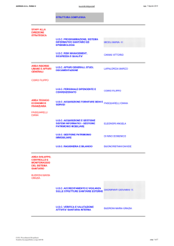 Dirigenti responsabili di UOC