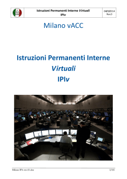 Milano vACC Istruzioni Permanenti Interne Virtuali IPIv