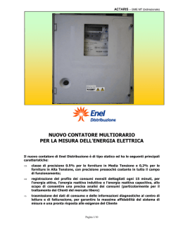 nuovo contatore multiorario per la misura dell
