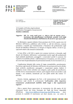 download - Ordine degli Architetti, pianificatori, paesaggisti e