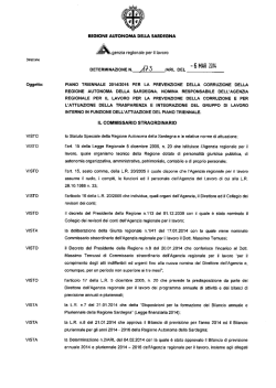 VISTO - Agenzia Regionale per il Lavoro della Sardegna