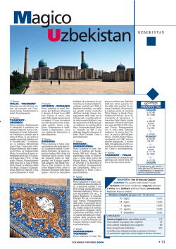 magico uzbekistan - Columbia Turismo
