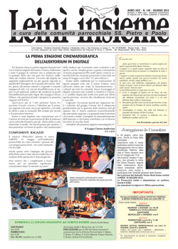 N.149, giugno 2014 - Parrocchia di Leini
