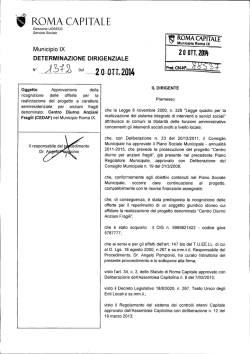 Determinazione Dirigenziale