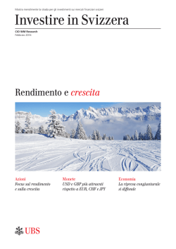 Investire in Svizzera