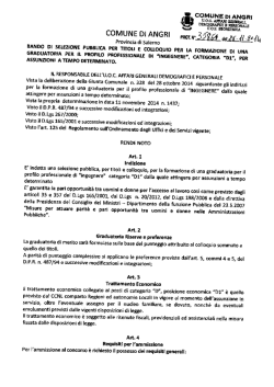 Bando Concorso Ingegnere