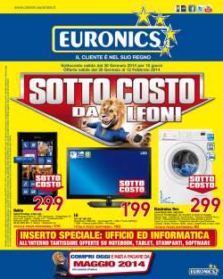 INSERTO SPECIALE: UFFICIO ED INFORMATICA