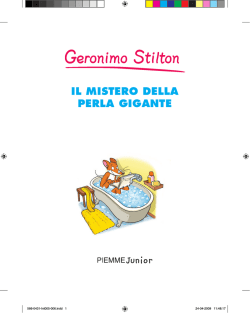 IL MISTERO DELLA PERLA GIGANTE