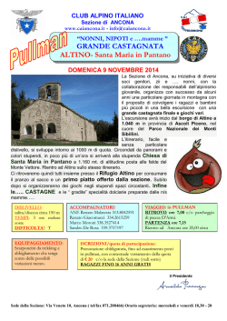 Domenica 9 novembre 2014