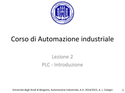 Lezione 2 - mOve - Università degli studi di Bergamo