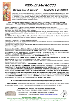FIERA DI SAN ROCCO - accademia medioevale
