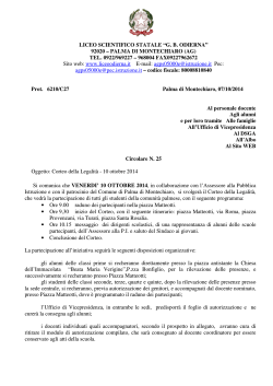 Corteo della Legalità - 10 ottobre 2014