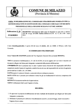 COMUNE DI MILAZZO