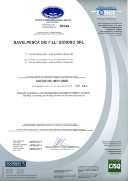 Certiquality - Savelpesca