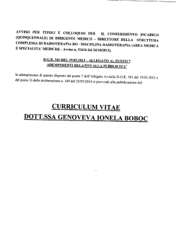 curriculum vitae dott.ssa Boboc