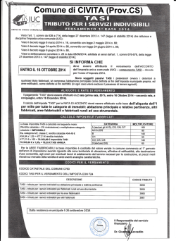 Gomune di CIUTA (Prov.CS