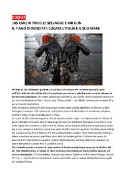 DOSSIER 145 KMQ DI TRIVELLE SELVAGGE E AIR