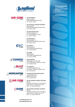 AIR COM - Baglioni Pressure Solutions