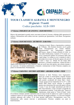 TOUR CLASSICO ALBANIA E MONTENEGRO 10