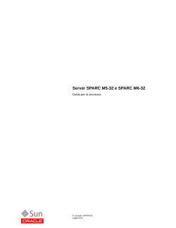 Server SPARC M5-32 e SPARC M6-32
