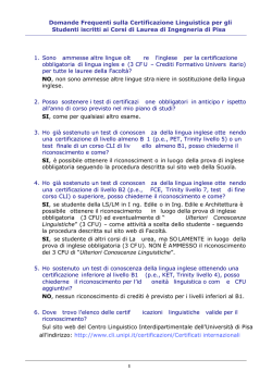 Domande - Scuola di Ingegneria