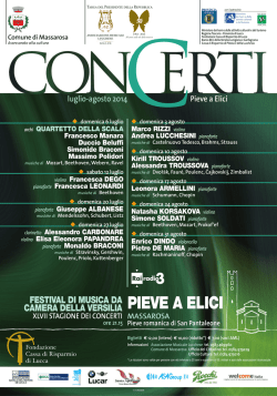 festival di musica da camera della versilia