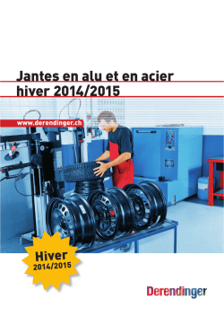 Jantes en alu et en acier hiver 2014/2015