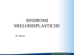 SINDROMI MIELODISPLASTICHE - ilte