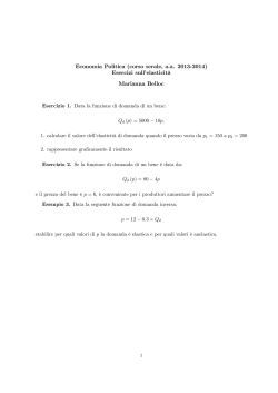 Economia Politica (corso serale, a.a. 2013
