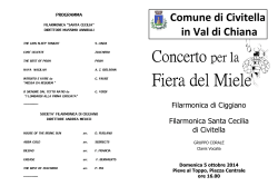 Programma Bande - Comune di Civitella in Val di Chiana