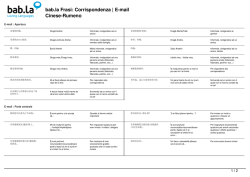 E-mail (Cinese-Rumeno)