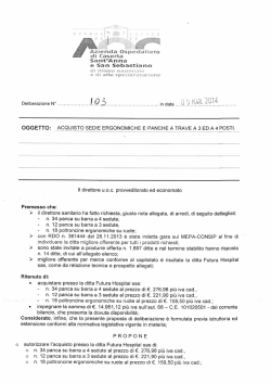 Acquisto sedia ergonomiche e panche a trave a 3 ed a 4 posti